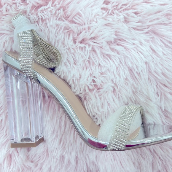 Shoes Fashion Nova Glitter Strap Heels Poshmark